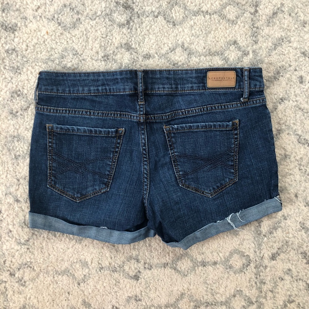 Dark wash jean shorts - Picture 2 of 2